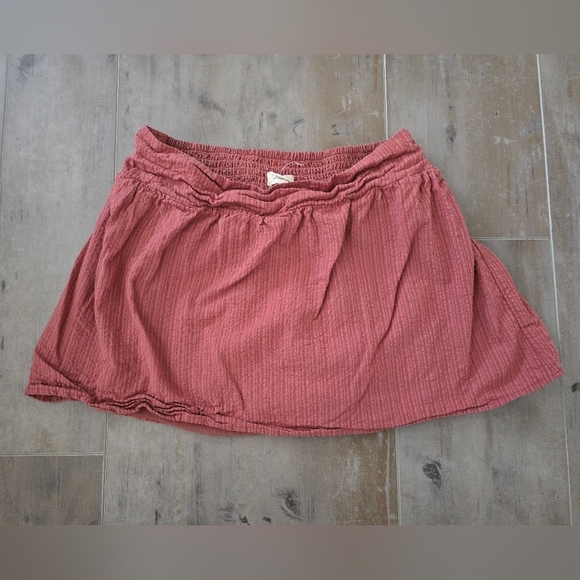 Love Notes Pink Button-Up Top and Skort Set - Picture 6 of 7